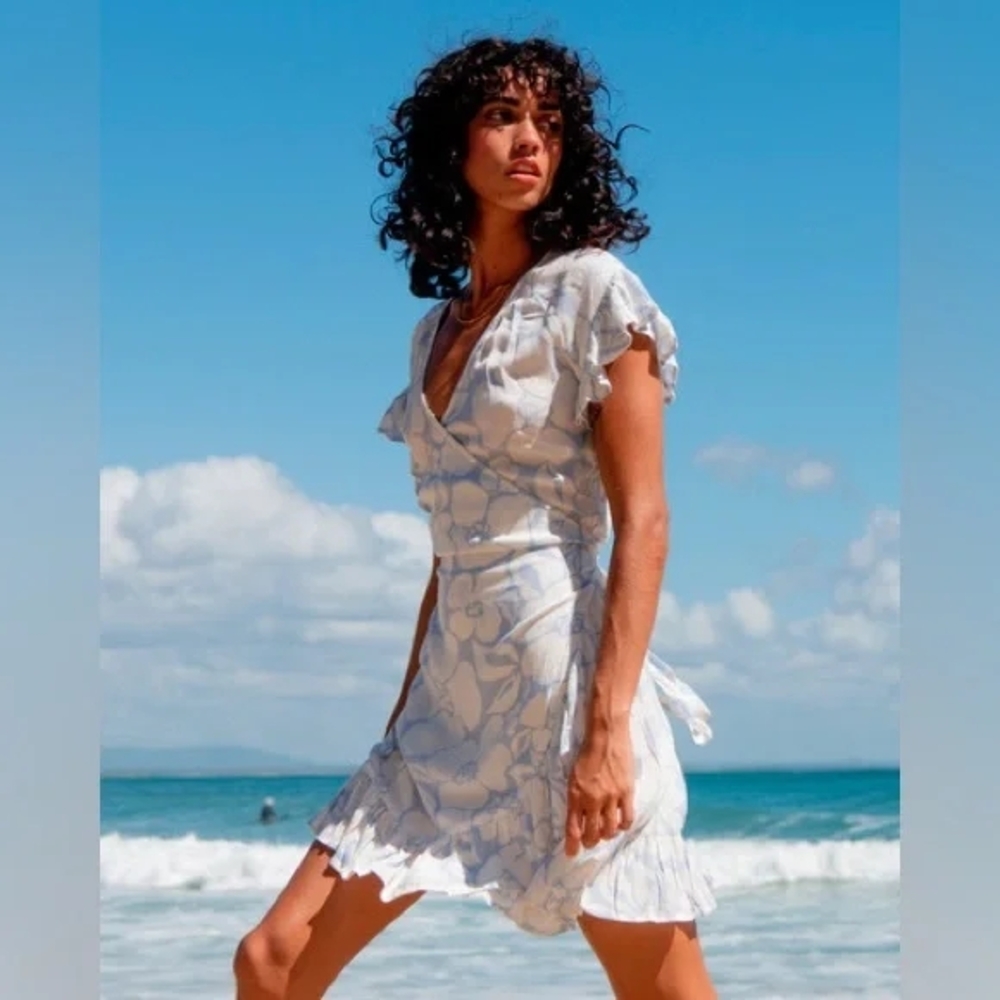 New Billabong Wrap And Roll Dress